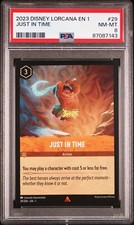 2023 Disney Lorcana The First Chapter EN 1 Maui Just in time #29 PSA 8 picture