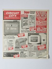 Circuit City 1996 NEC IBM Packard Bell Computers Sony 12 Page Vintage Circular picture