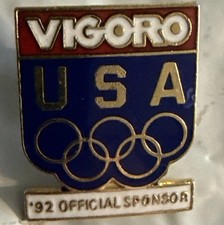 USA Olympic Sponsor Pin 1992 Vigoro picture