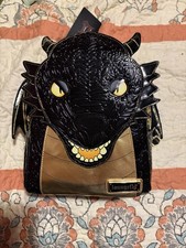 Loungefly Fourth Wing Black Gold Dragon Mini Backpack - BAM Exclusive picture