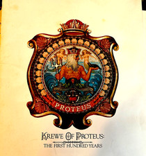 1981 Krewe of Proteus 100th Anniversary Court New Orleans Mardi Gras picture