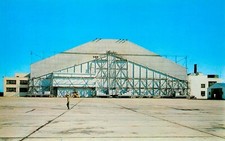 CLIMATIC HANGAR, ELGIN AFB, FLORIDA, USAF, MILITARY, VINTAGE POSTCARD (S313) picture