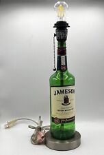 JAMESON IRISH WHISKEY Liquor Bottle TABLE LAMP, Metal Base, Man Cave Decor, EUC picture