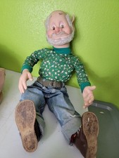 Vintage Sandi Zimnicki Large Elf Doll Rubber Face Enesco North Pole Rare 32
