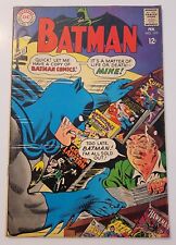 Batman 199 VG/FN Justice League Cover ~ Murphy Anderson, 1968 Vintage Silver Age picture