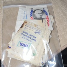 IRIS Sugar Packet Lot White & Blue Food & Beverage Advertising picture