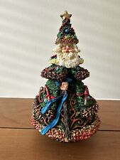 Vintage Crinkle Claus 1996 Tree Shaped Santa Claus Possible Dreams VG picture