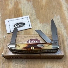 Vintage Case XX 1997 Red Stag R5318 Worked Medium Stockman Knife MIB picture