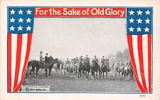 WWI Military For The Sake of Old Glory REVIEWING THE TROOPS Postcard picture