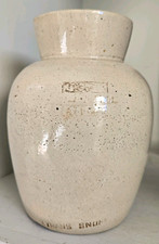 Antique Weyman’s Snuff Stoneware Advertising Jar Crock Cream Glaze Tobacco picture