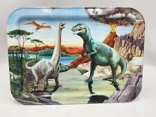 Vintage Metal 1987 Marsh Allan Industries Dinosaur TV Tray picture