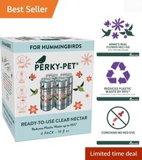 Bird-Friendly Hummingbird Nectar, 64 oz in 4 Eco-Conscious Cans - Ready to Use picture