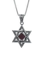 Magen David with Jerusalem Nano Bible Torah Pendant Necklace Silver 925 Gift picture