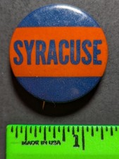 Vintage Syracuse College University Pinback Pin picture