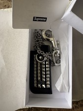 Supreme Studded Leather Lighter Holder Black Red White 3colors 26SS picture