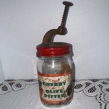 Vintage Krasco Cherry Pitter with Jar picture