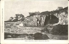 Orr's Island Maine ME The Grotto Charles E. Davis c1905 Vintage Postcard picture