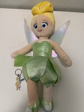 Disney Tinker Bell Plush Doll + Keychain 2003 Bundle Fairy Toy Lot picture