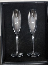 Waterford Fine Crystal Elegance  Champagne Flutes New With Factory Box picture