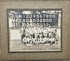 Rare  1910 Photograph , Lynchburg, Virginia Gilbert Shoe Company Baseball Team, picture