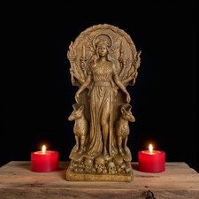 Hecate Statue Greek Goddess Hexe for Pagan Home Altar Folklore Statue for Pagan picture