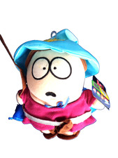 Vintage South Park Wendy Grand Wizard Catman Plush Figure with Staff & Tags picture