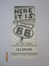 2000 Series Here It Is Route 66 Illinois Ghost Town Press Road Map Guide~HrcB picture