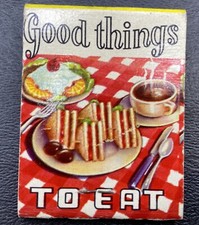 Vans Cafe Marshalltown Iowa   Unstruck Vintage Matchbook Advertising Sandwich D picture