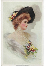 ANTIQUE ARTIST SIGNED Postcard (PHILIP BOILEAU)