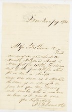 1865 Providence RI Letter W/ Ninth National Bank NY Check Ref A S Goddard Co picture
