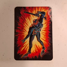 HASBRO 1986 G.I. JOE SERIES 1 FILE CARD 27 Torpedo Seal (Sea, Air and Land) picture