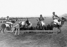 Difficulty of a jokey at a donkey race Tremblay France June 16 1938 Old Photo picture