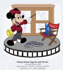 2026 Disney D23 Expo Exclusive LE 100 Mickey Figurine Pin Set FAST SHIPPING✅✅✅ picture