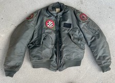 Vintage Flight Jacket Indiana Air National Guard Lieutenant Colonel F-4 Phantom picture
