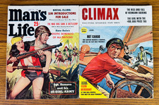 LOT OF 2 1959 MEN'S MAGAZINES MAN'S LIFE MAGAZINE SEPTEMBER 10 GIRL ARMY WOMEN picture