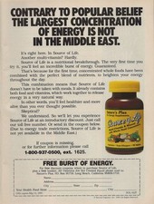 Natures Plus Source Of Life Multi Vitamin Vintage Print Ad 1995 Long Beach Ca u picture