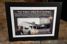 EDGAR ALLAN POE Cottage Relic Soil Earth Sample w/COA Haunted Item Object House picture