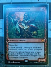 Cemetery Gatekeeper Showcase, NM, MTG Innistrad Crimson Vow, Pack Fresh picture