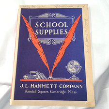 WWII Era 1940s J L Hammett School Supplies Catalog War Bonds Advertising Vintage picture