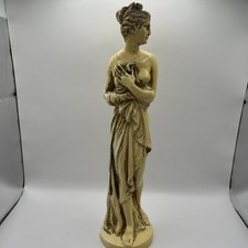 Vintage  Sculpture Statue Nude Woman 12” Resin Goddess picture