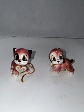 Vintage Ceramic Dog Puppy Salt & Pepper Anthropomorphic kitschey picture