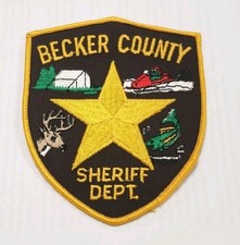 Becker County Minnesota Sheriff Shoulder Patch picture