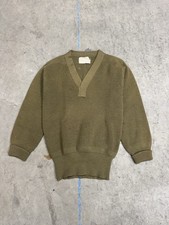 Vintage 1942 WW2 USAAF Military Wool Knit V Neck Sweater Size 40 picture