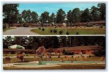 1961 The John Milledge Motel Milledgivell Georgia GA, Dual View Posted Postcard picture