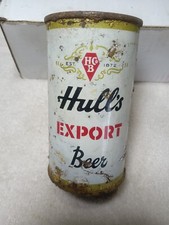 Hulls Export Flat top beer can , New Haven CO EMPTY picture