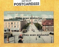 X Germany Darmstadt STREET VIEW BUILDINGS & TROLLEY CARS 1908-29 picture