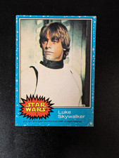 1977 Topps Star Wars Card #1 Luke Skywalker Rookie VG Corner Wear Ink picture