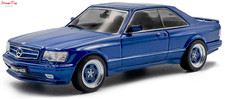 Solido Mercedes Benz 560 SEC AMG Widebody Linarite Blue Pearl 1990 1:43 picture