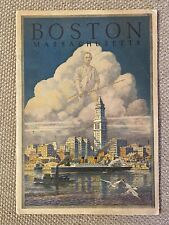 Vintage Travel 1931 BOSTON Visitors Guide Chamber of Commerce NEW ENGLAND picture