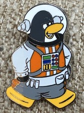 L@@K Official 2010 DISNEY CLUB PENGUIN MYSTERY PIN SUPER ASTRONAUT Hard To Find picture
